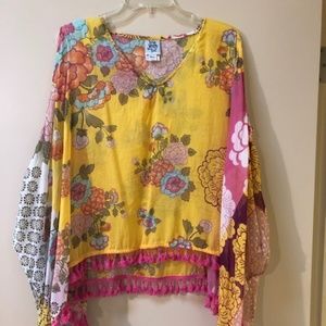 BRIGHT BOHO TOP